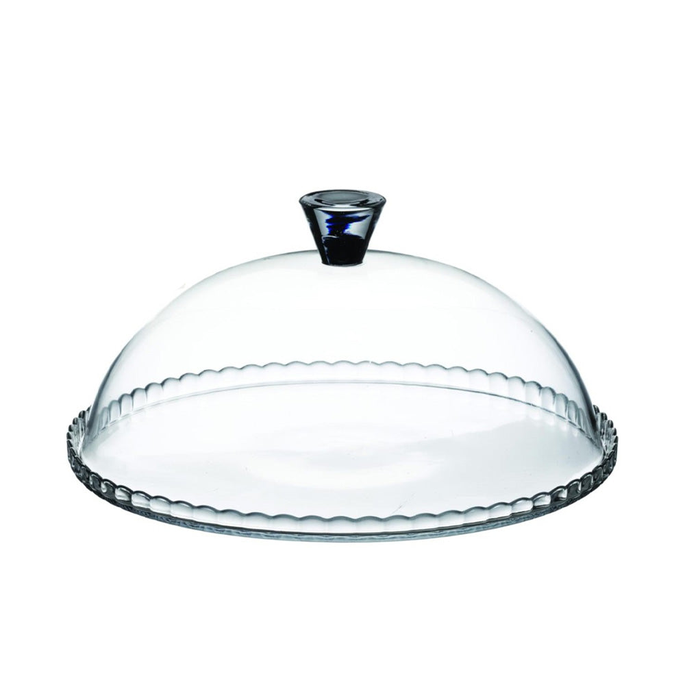 Glass Cake Plate And Lid