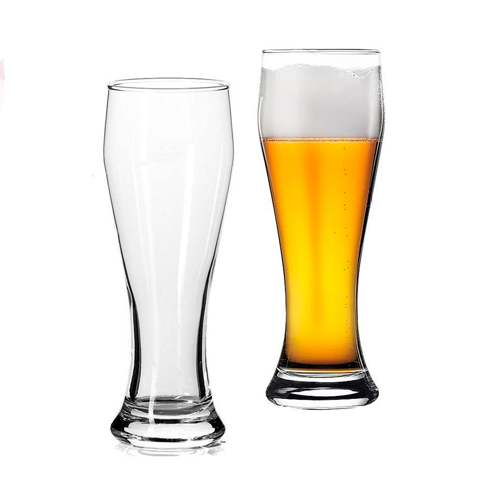 Set Of 2 Tall Beer Glasses