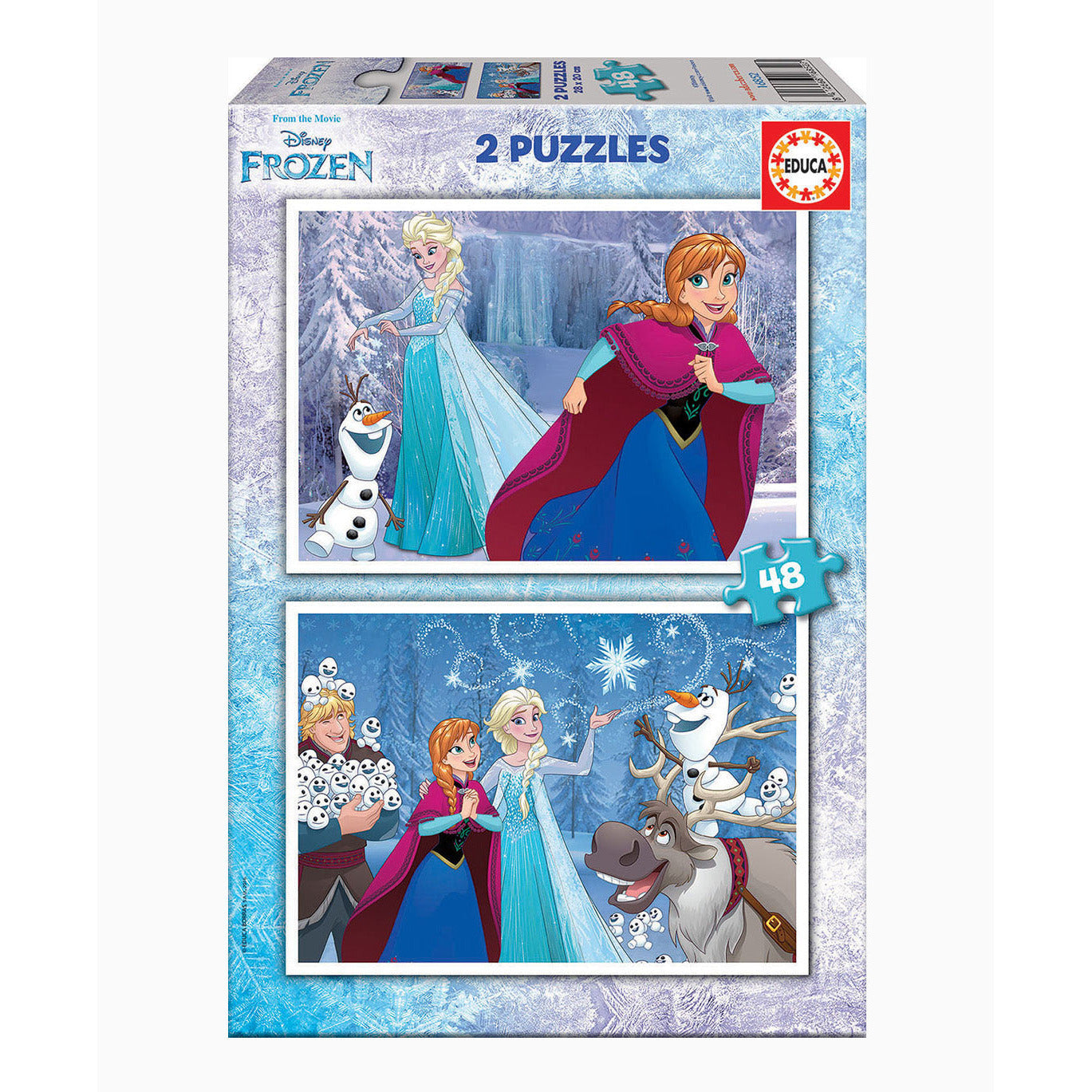 Frozen Jigsaw Set - 2 x 48 Pieces