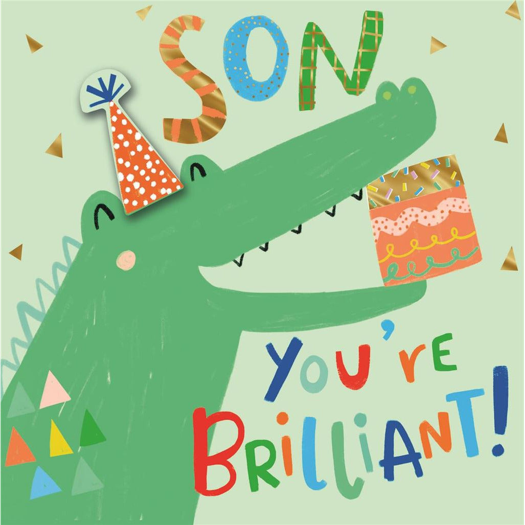 Brilliant Son Birthday Greetings Card