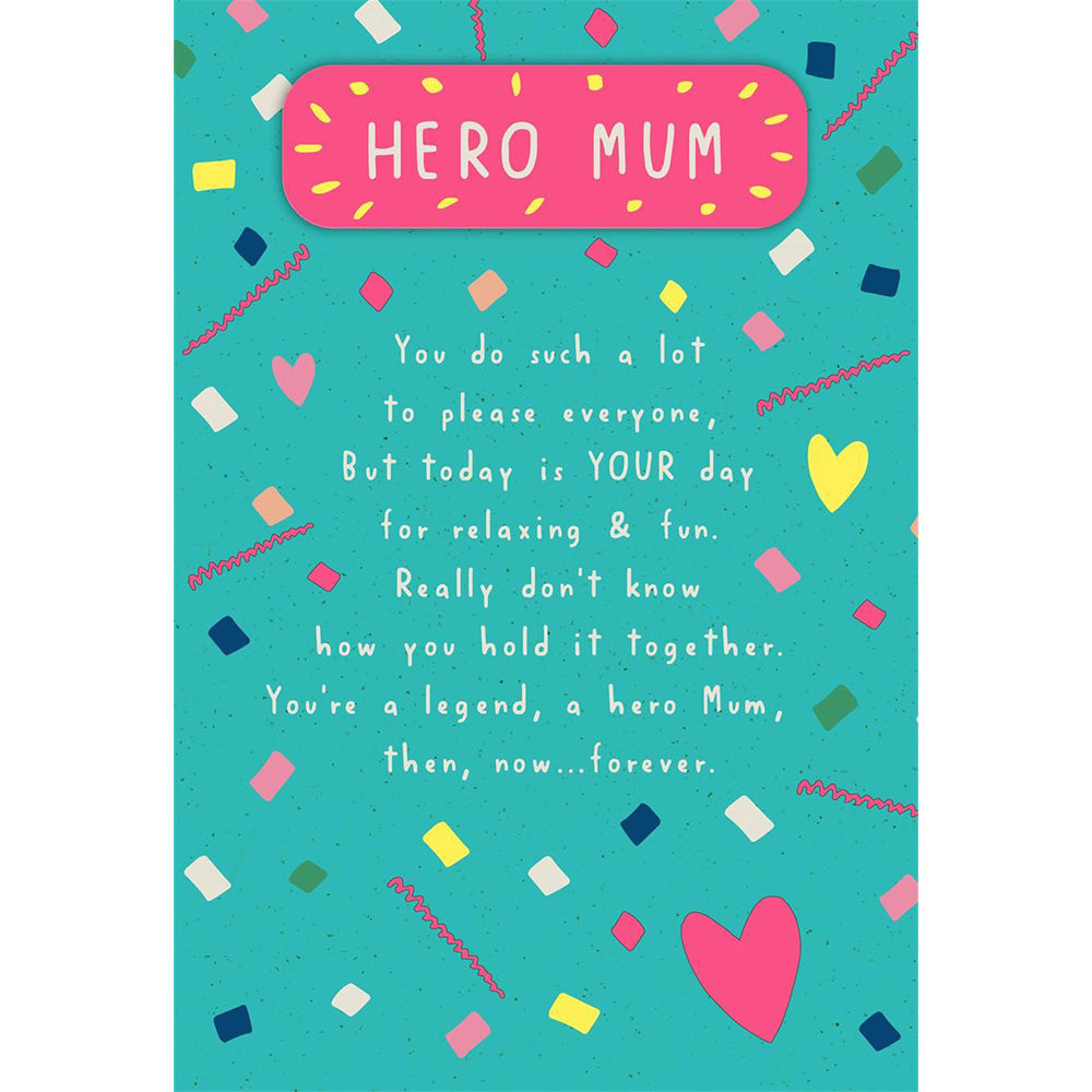 Hero Mum Birthday Greetings Card