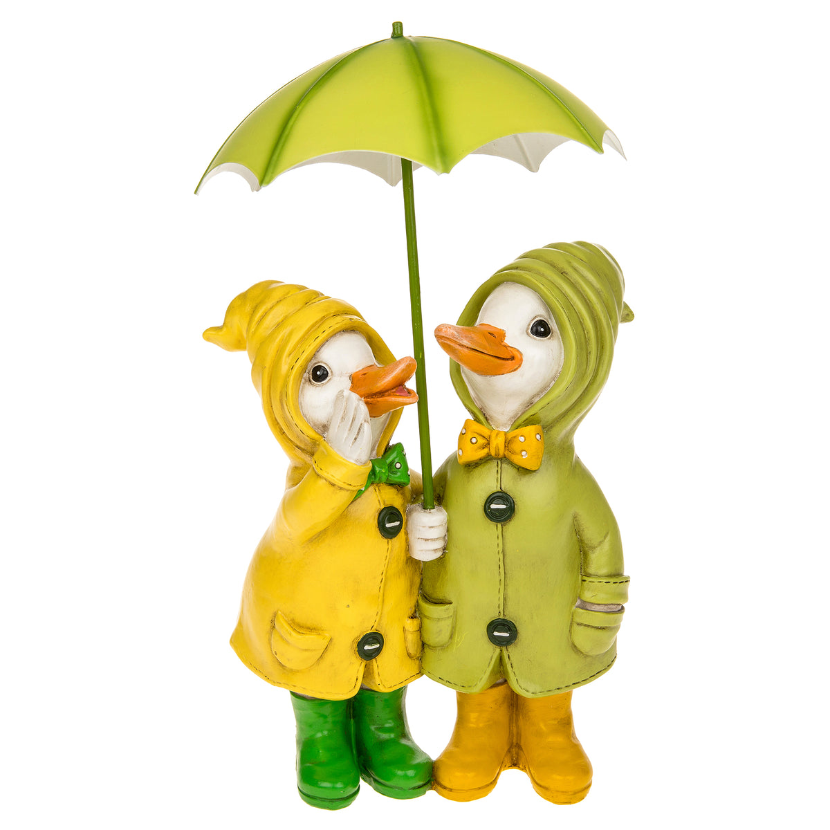 Puddle Duck Couple With Umbrella Ornament