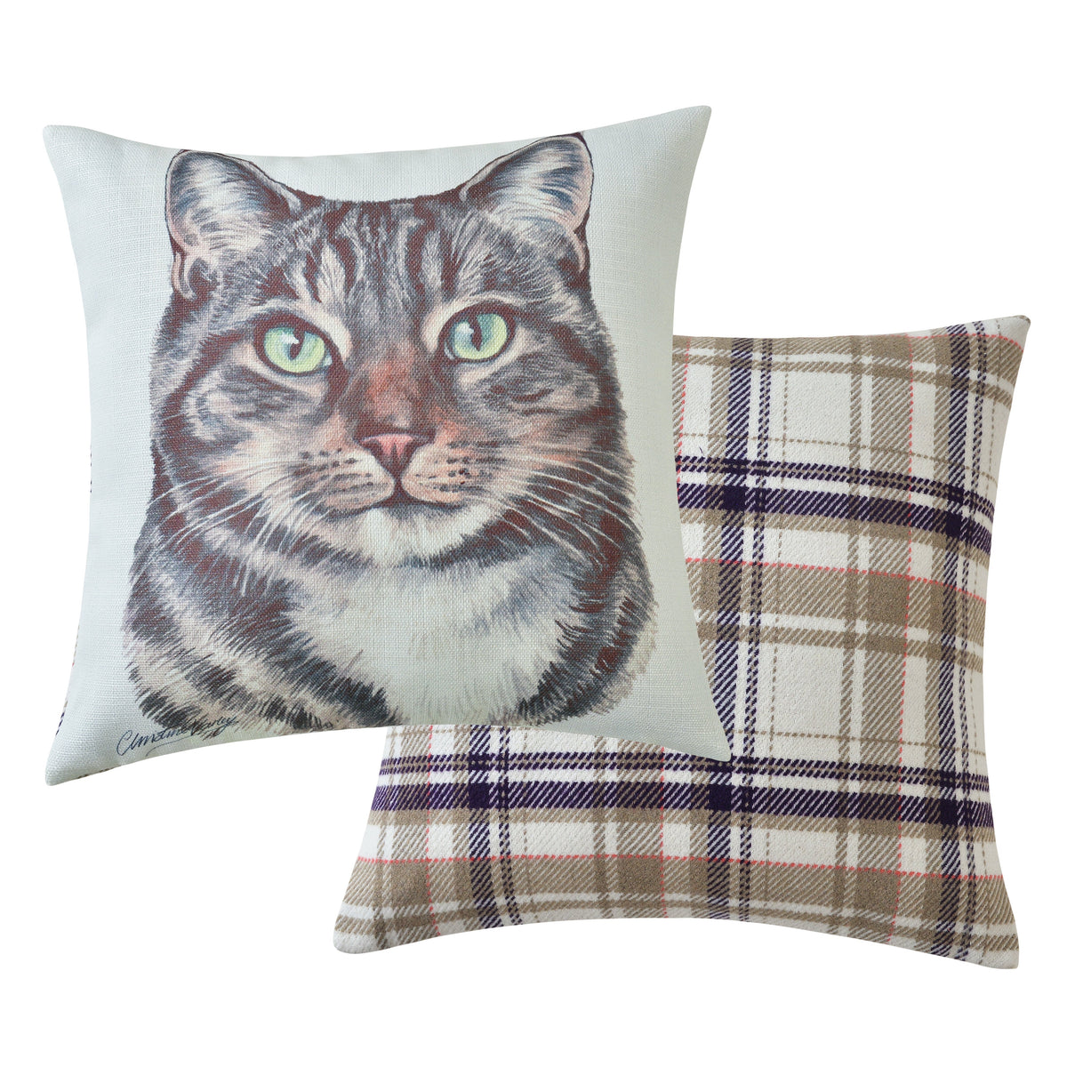 Tabby Cat Cushion