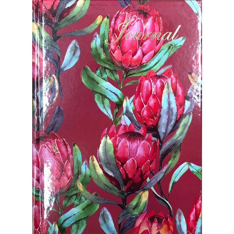 Protea Flower Hardback Journal