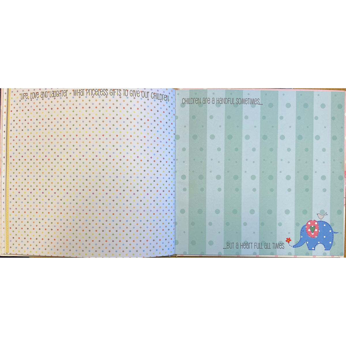 Baby Record Book in Pink