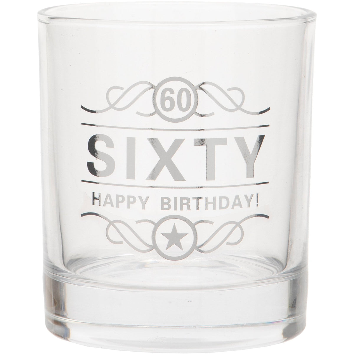 Whisky Glass for Birthday - 60th