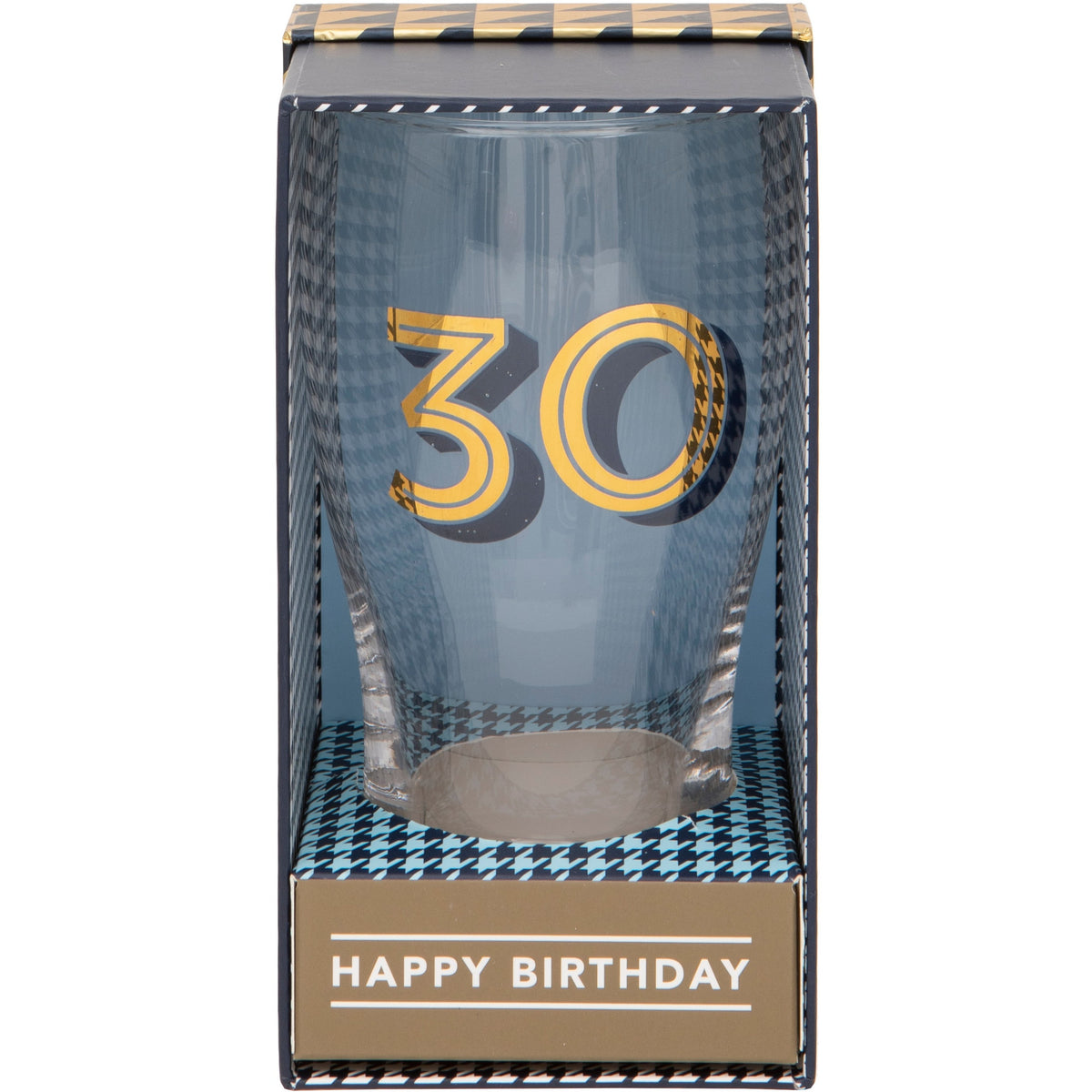 Gold Collection 30th Birthday Beer Glass