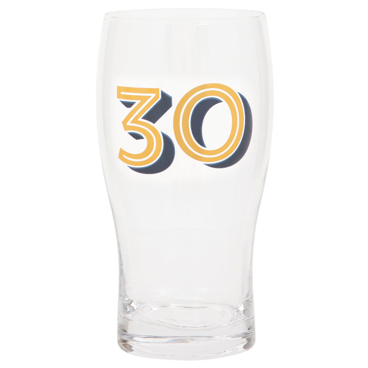 Gold Collection 30th Birthday Beer Pint Glass