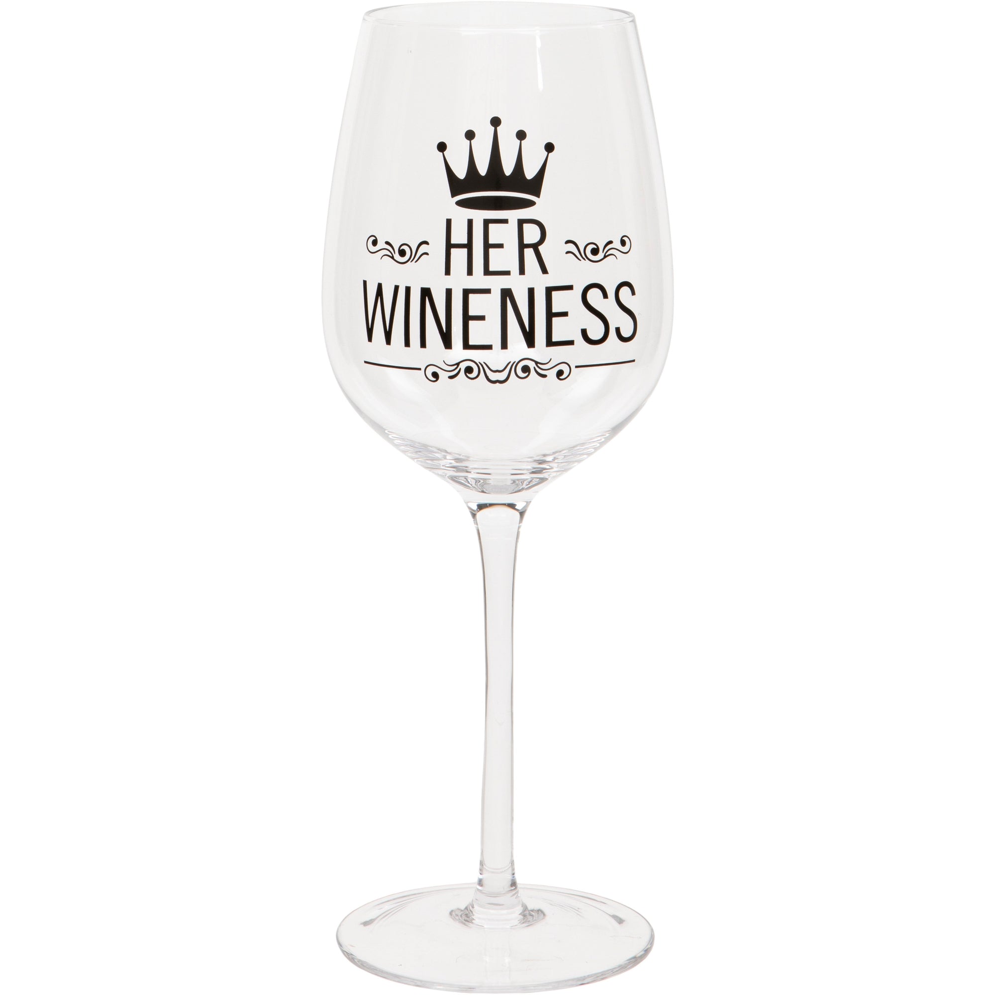 Her Wineness Wine Glass
