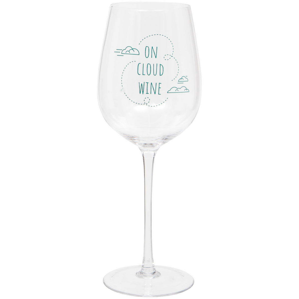 &#39;On Cloud Wine&#39; Wine Glass