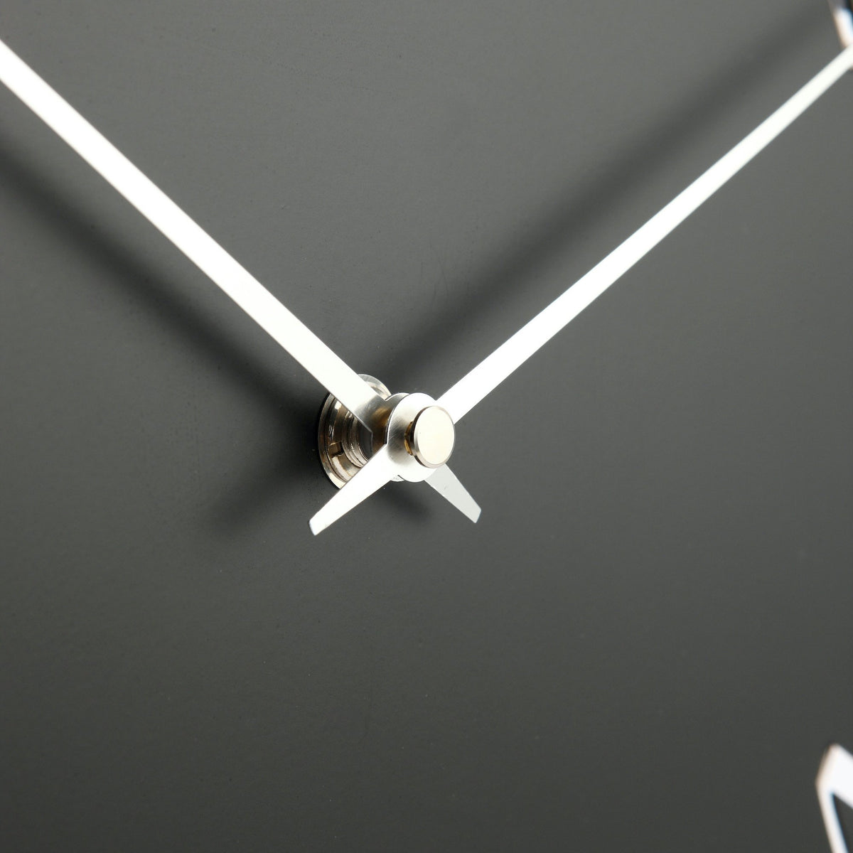NeXtime - Table clock – 40 x 40.5 cm - Metal - Light unit- Black - &#39;Ting Table&#39;