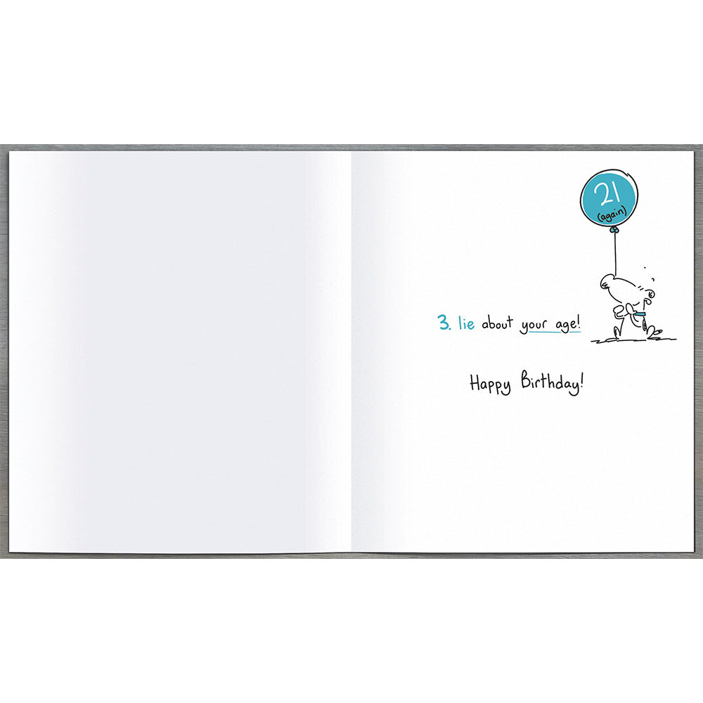 Staying Young Humour Birthday Greetings Card