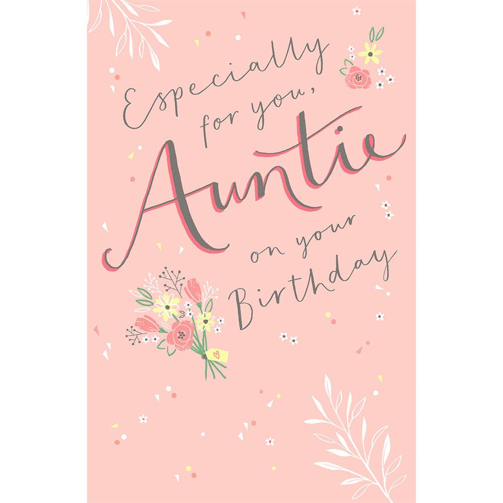 Auntie Birthday Greetings Card