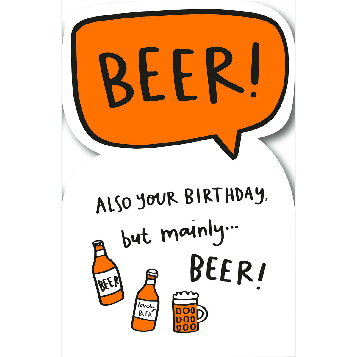 Beer Birthday Greetings Card