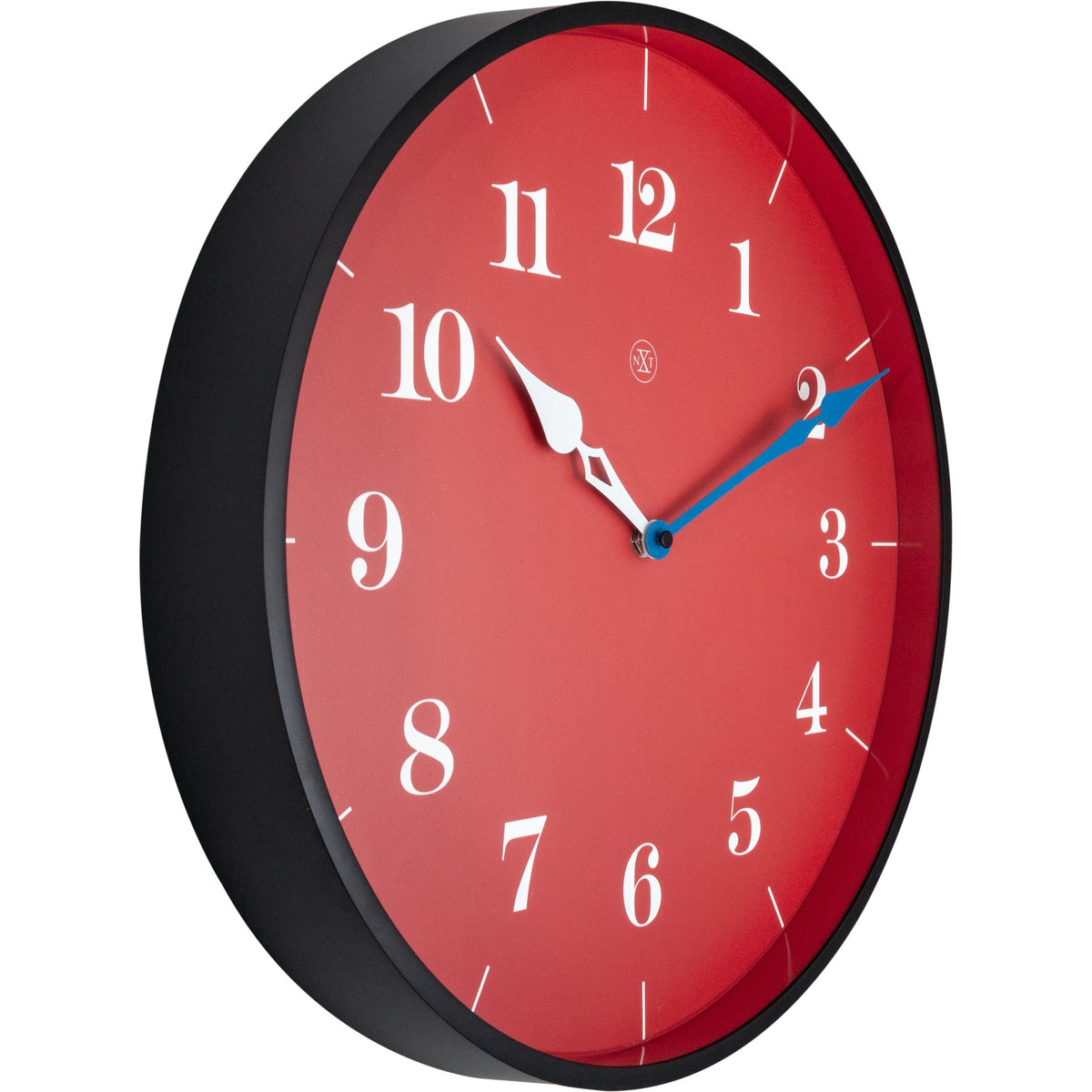 nXt - Wall clock - Ø 40 cm - Plastic - Red - &#39;Arthur&#39;