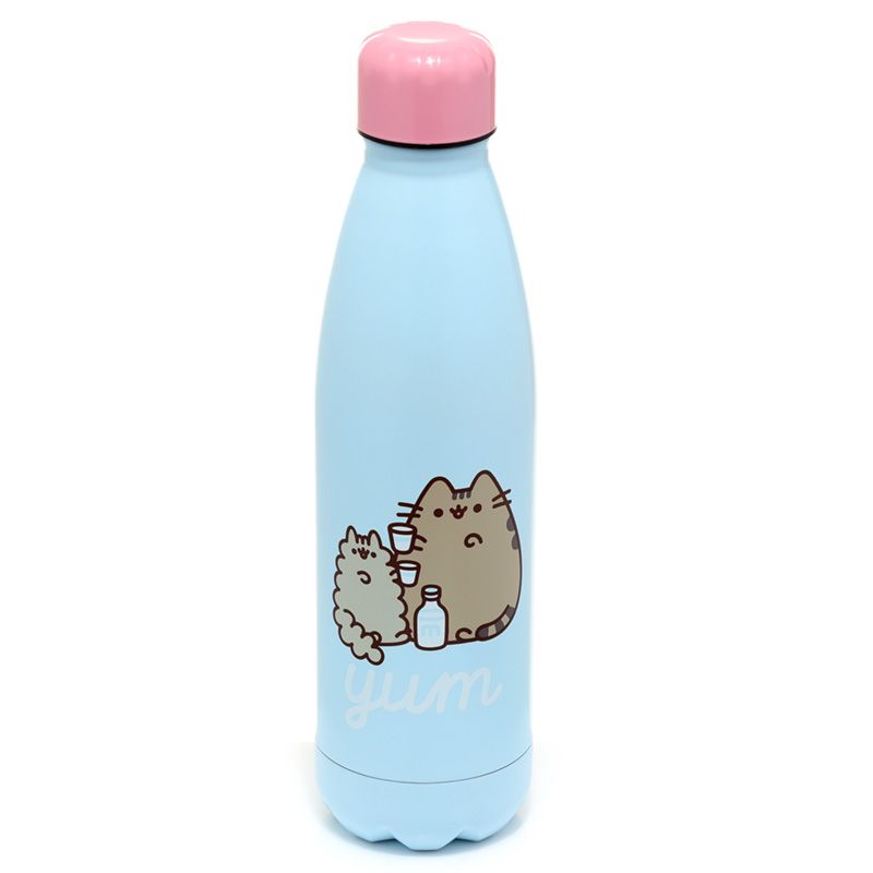 Pusheen the Cat Foodie Reusable Stainless Steel Hot &amp; Cold Thermal Insulated Drinks Bottle 500ml