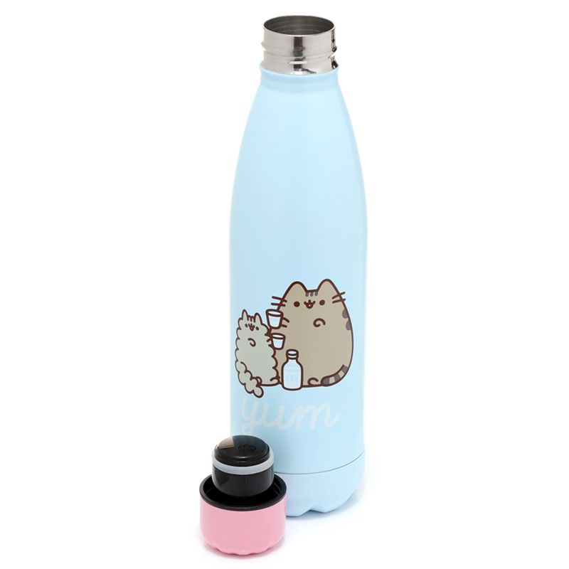 Pusheen the Cat Foodie Reusable Stainless Steel Hot & Cold Thermal Insulated Drinks Bottle 500ml