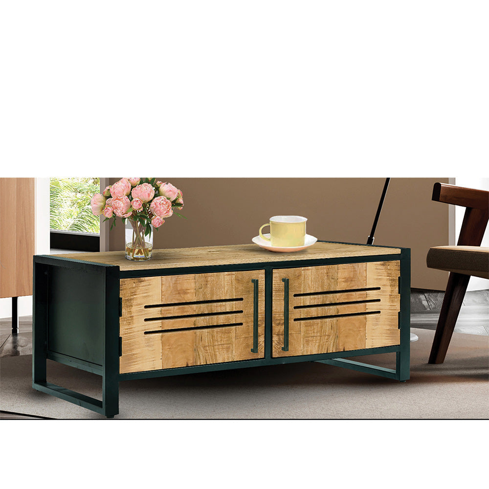 Frais Wood &amp; Metal Coffee Table