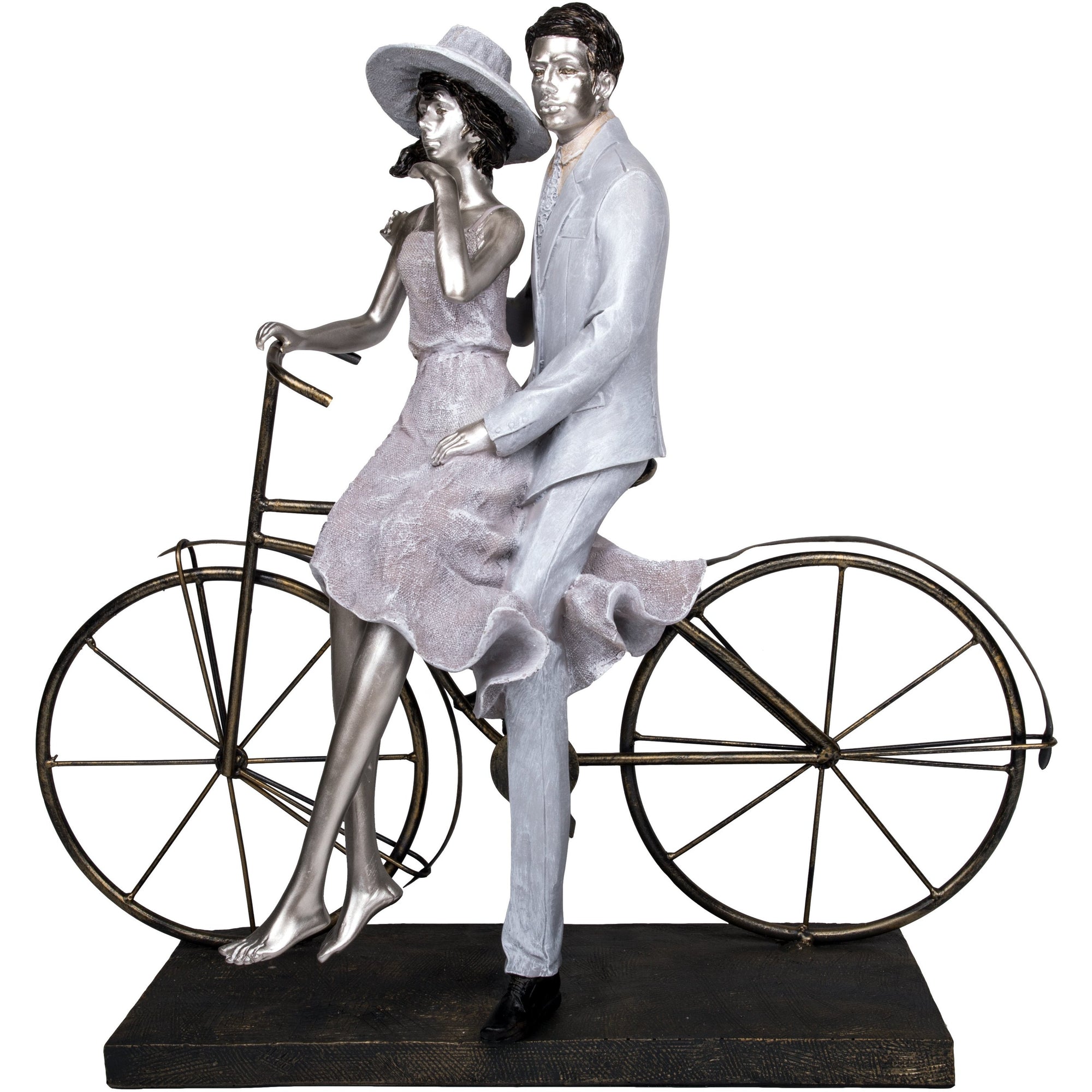 Couple on Bike Ornament