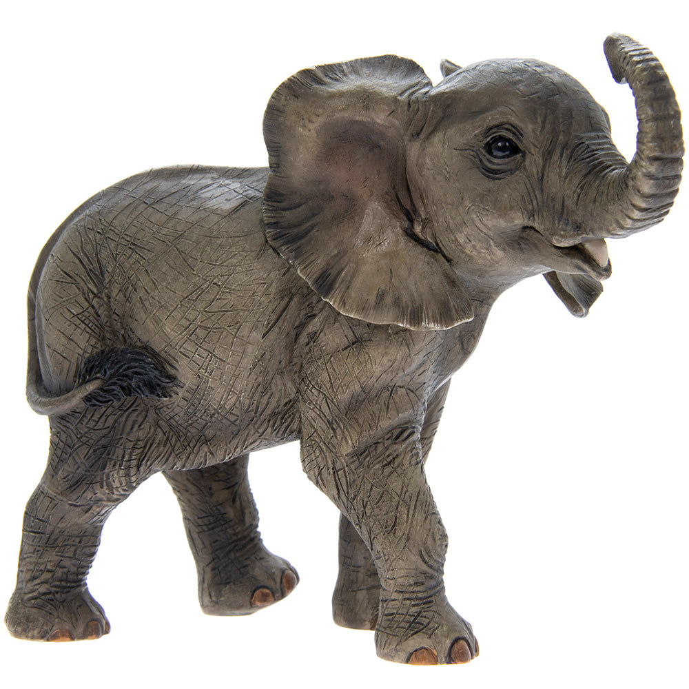 Standing African Elephant Ornament