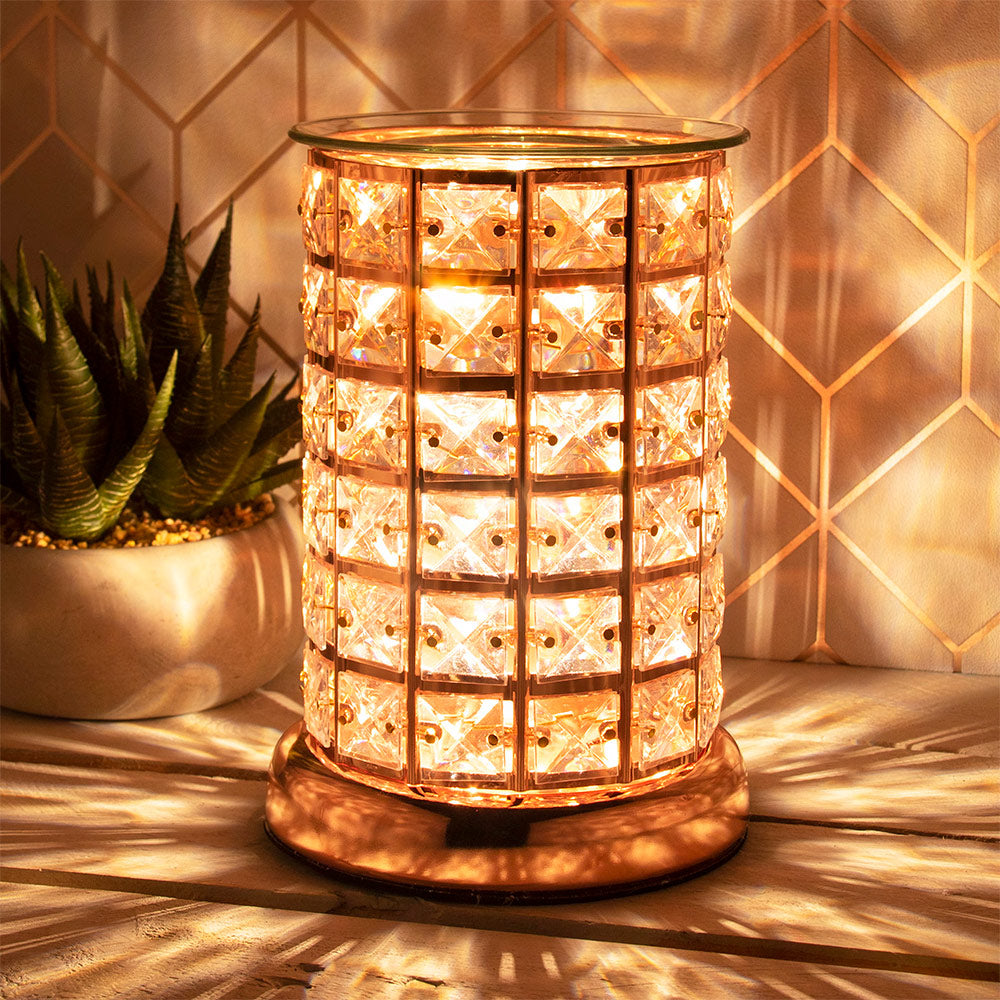 Desire Aroma Touch Lamp in Rose Gold