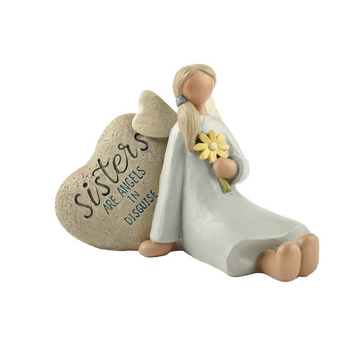 Sisters are Angels in Disguise Figurine